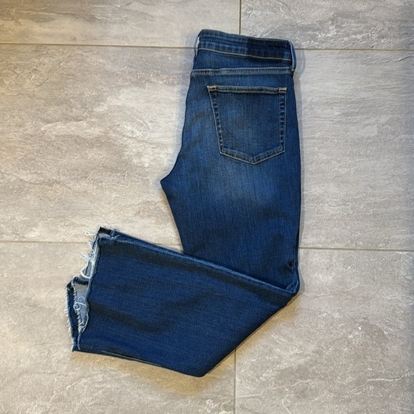 Etica Micki Crop Flare Women's Blue Jeans - Picture 4 of 4